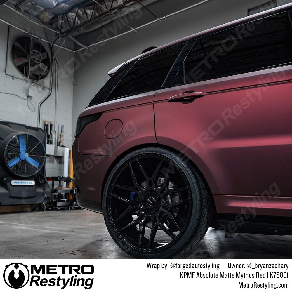KPMF K75800 Absolute Matte Mythos Red Vinyl Wrap | K75801