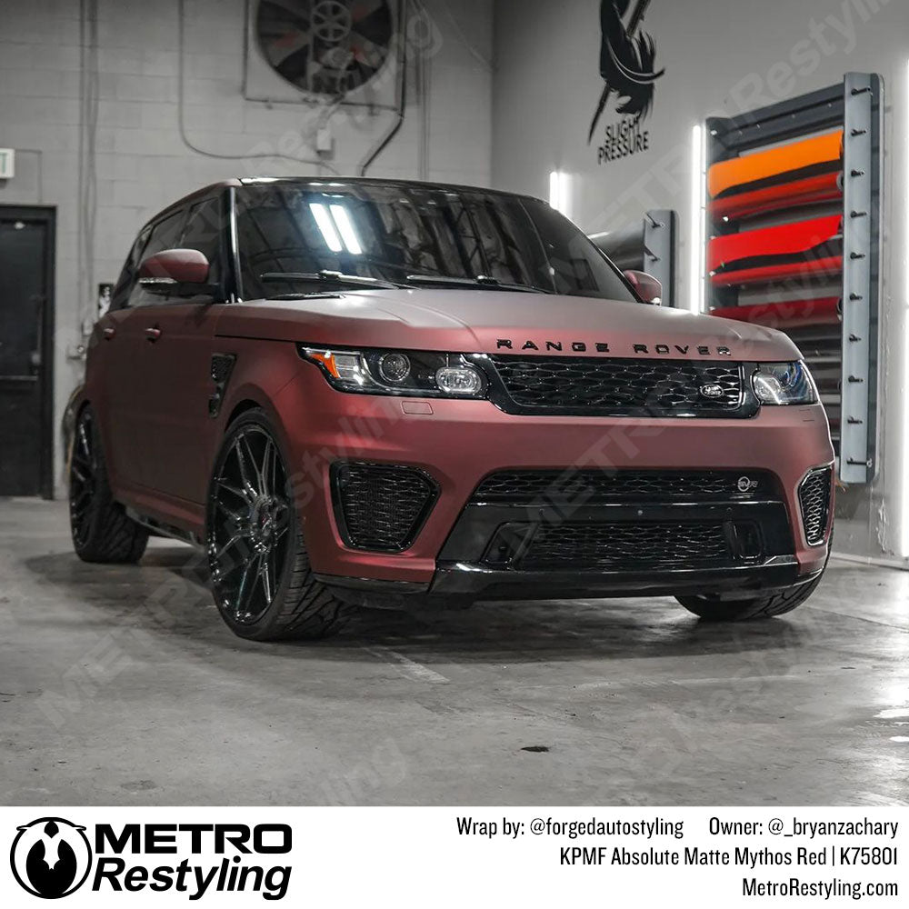 KPMF K75800 Absolute Matte Mythos Red Vinyl Wrap | K75801