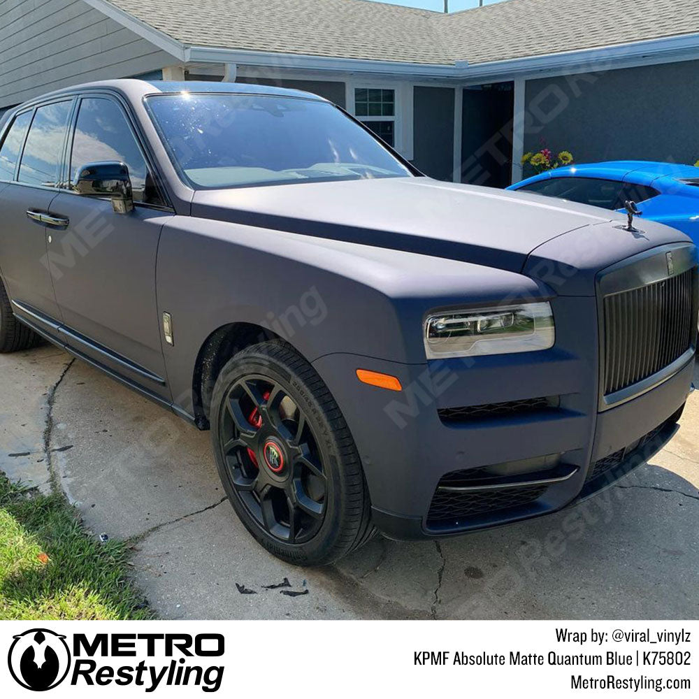 rolls royce blue wrap