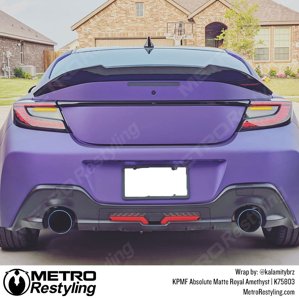 Royal Amethyst Vinyl Wrapped Subaru