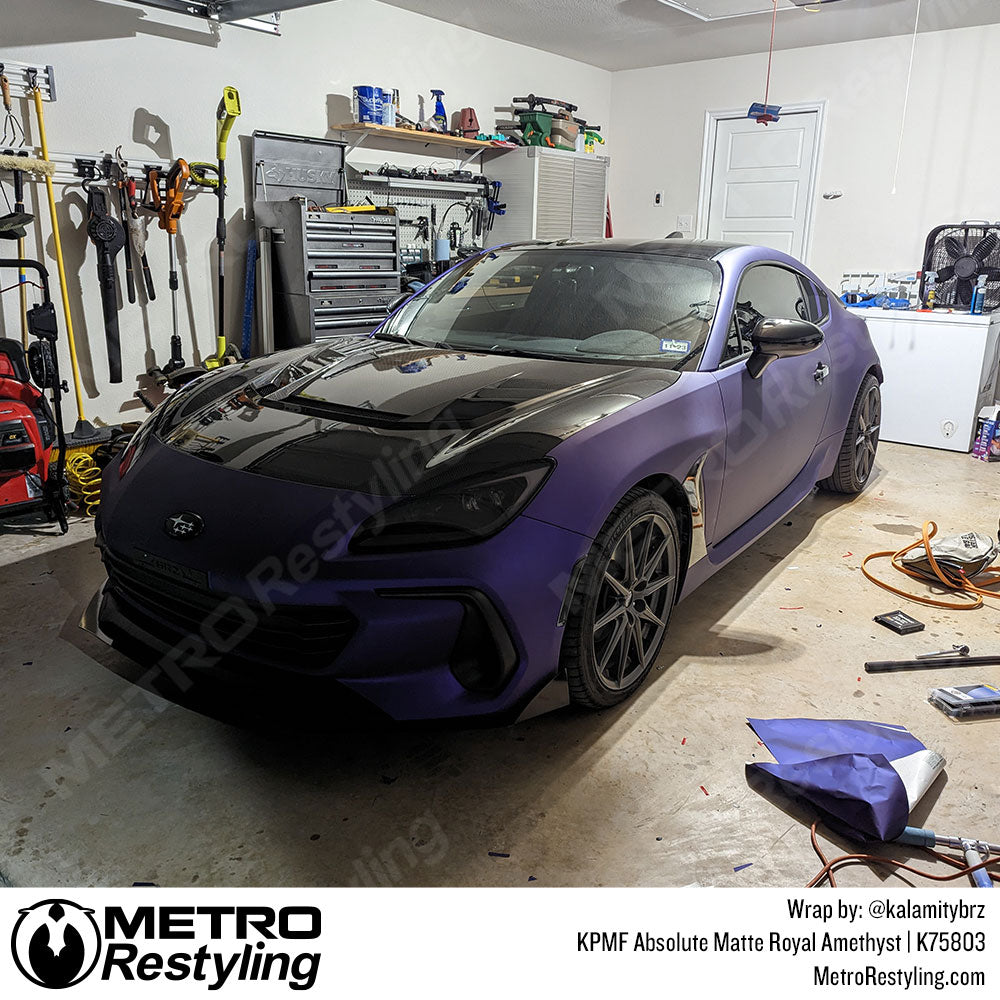 Vinyl Wrapped Subaru Matte Royal Amethyst