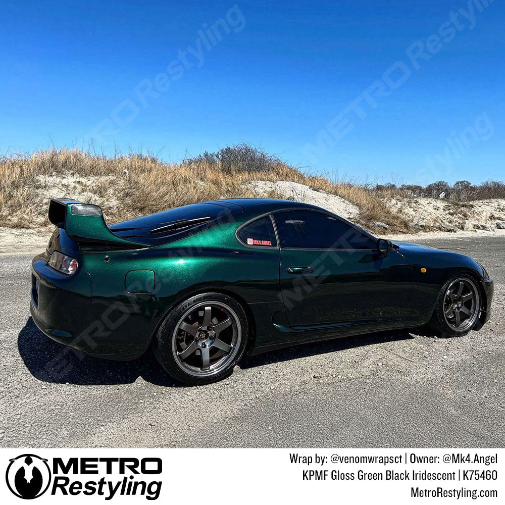 green toyota supra wrap