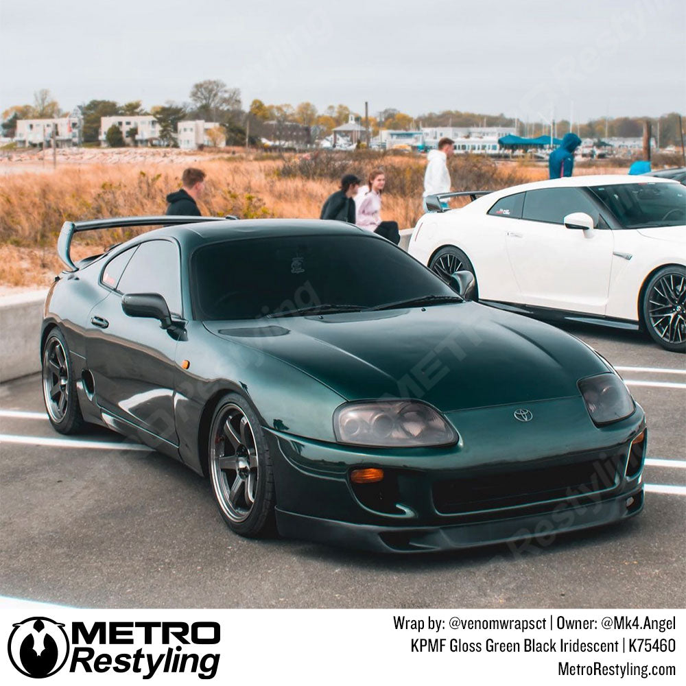 green toyota supra wrap