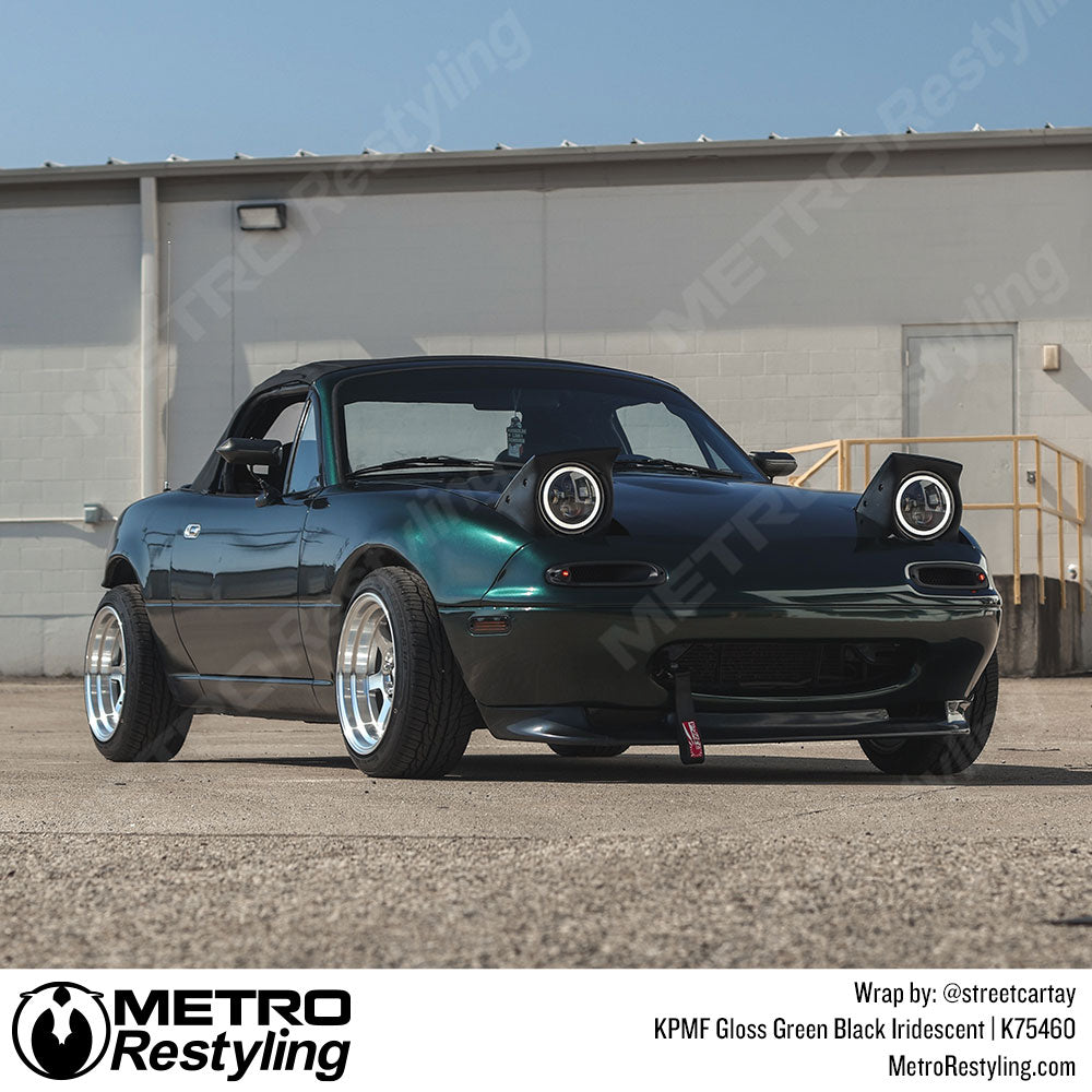 green mazda vinyl wrap