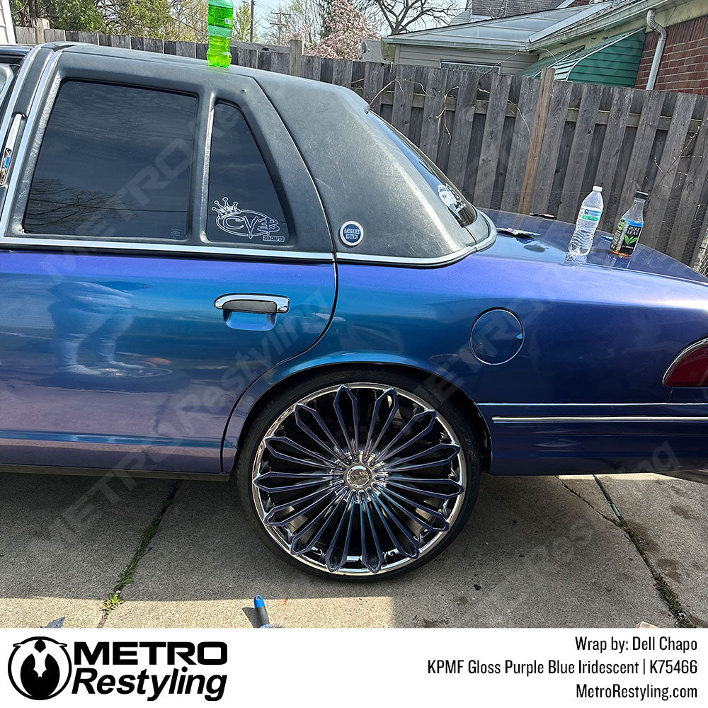 blue purple mercury wrap