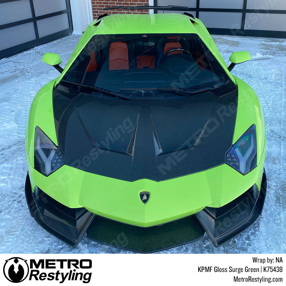 Gloss surge green lambo wrap