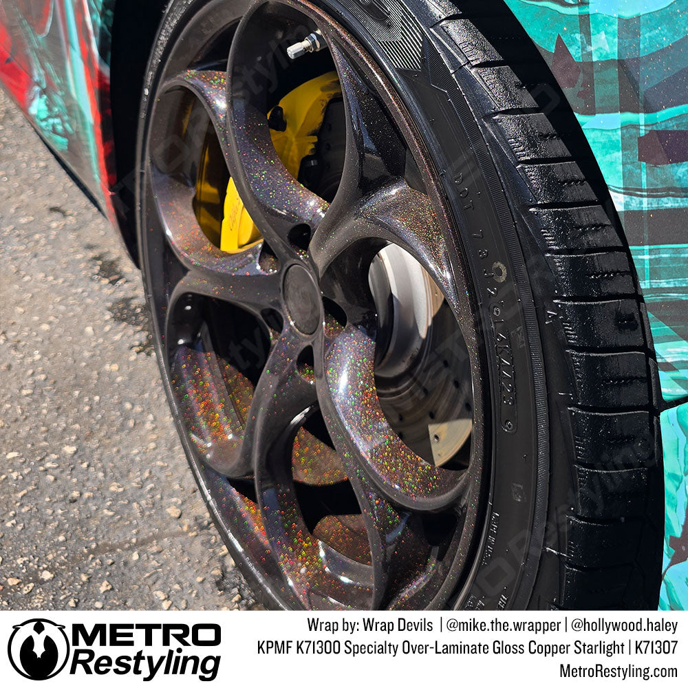 Gloss Copper Starlight Vinyl Wrap