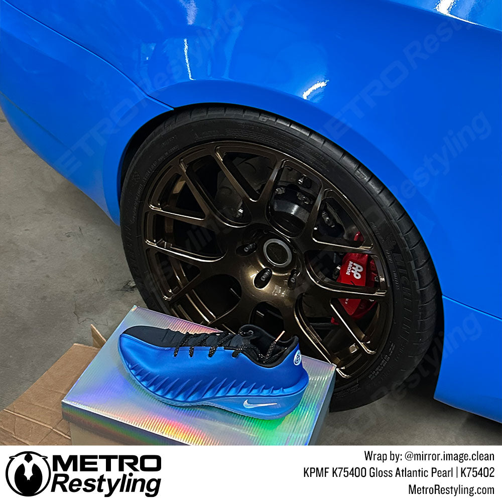 gloss atlantic pearl blue wrap