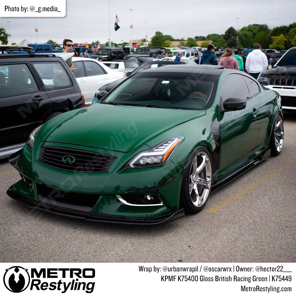 green infiniti wrap