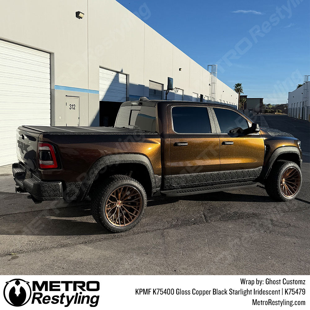 copper truck wrap