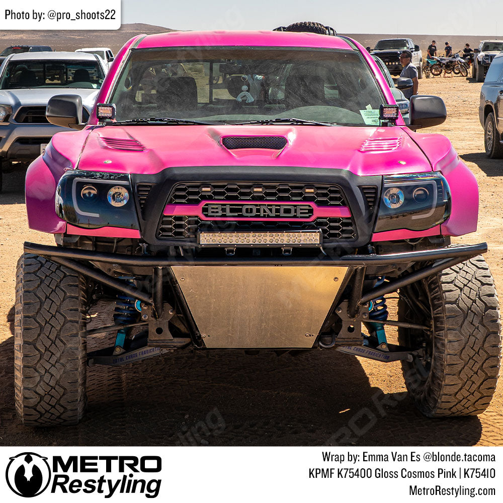 Green Porsche Toyota Vinyl Wrap