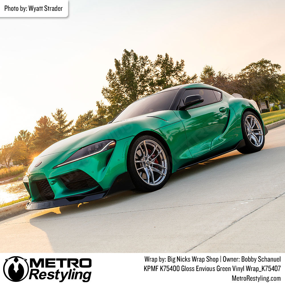 KPMF K75400 Gloss Envious Green Vinyl Wrap | K75407