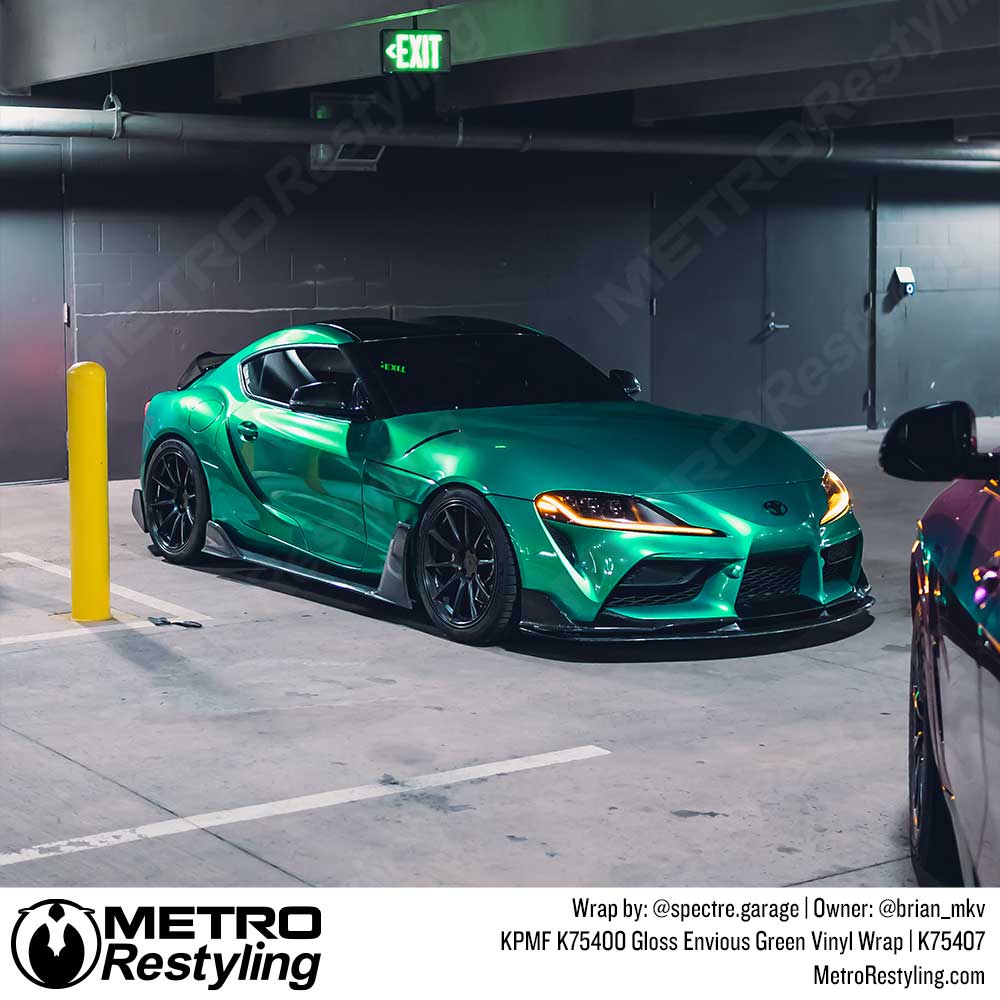 KPMF K75400 Gloss Envious Green Vinyl Wrap | K75407