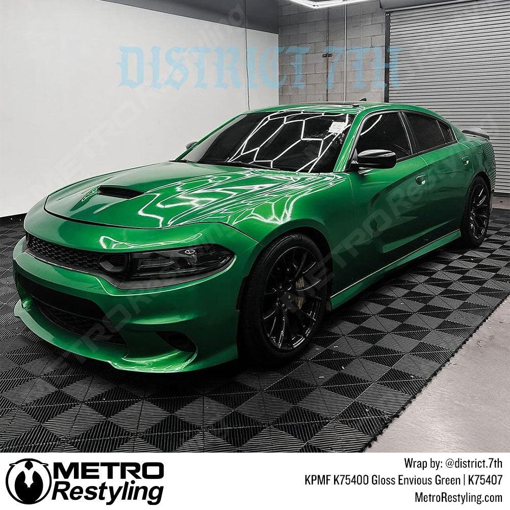 green charger wrap