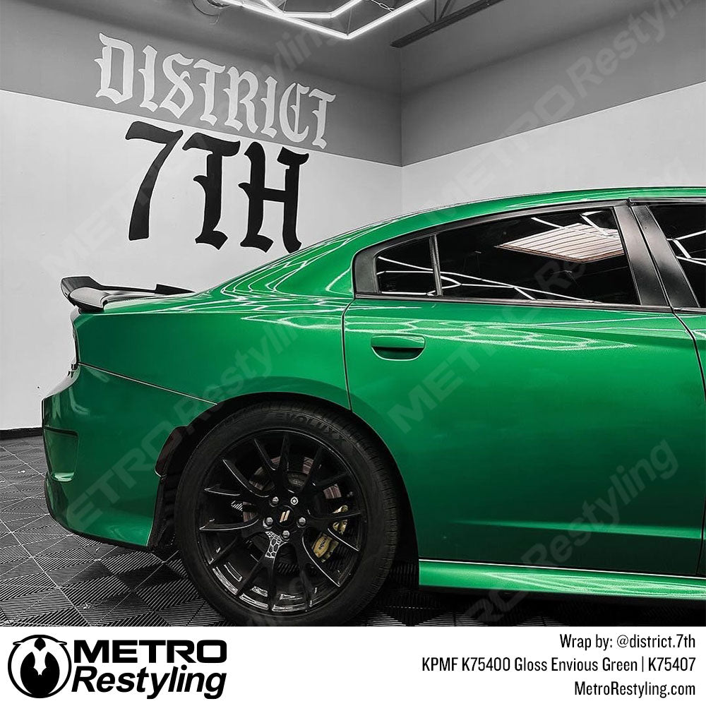 green charger wrap