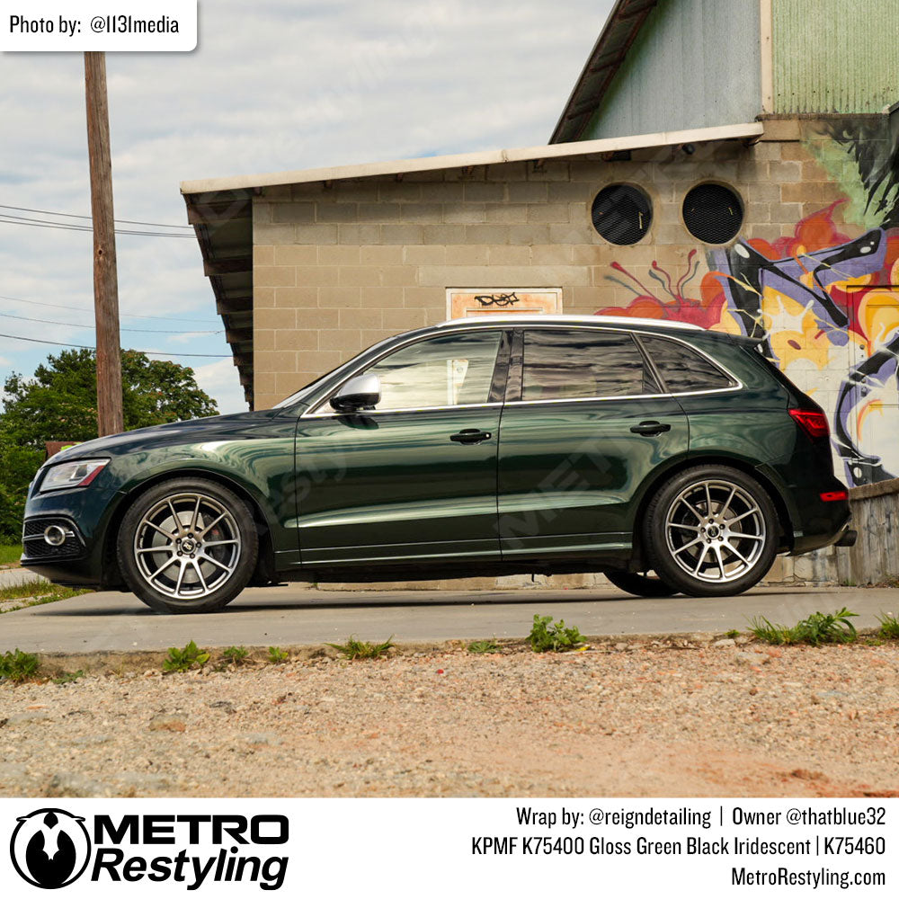 gloss green vinyl wrap