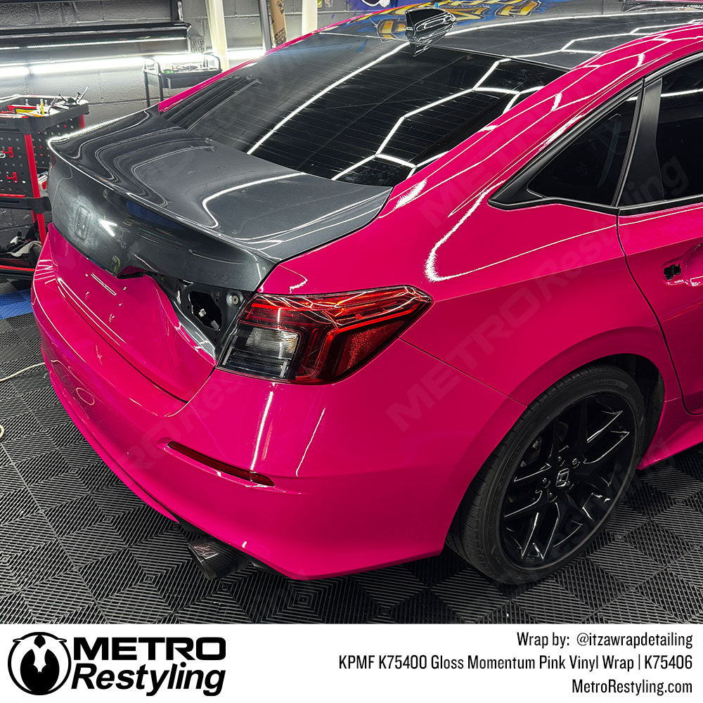KPMF K75400 Gloss Momentum Pink Vinyl Wrap | K75406