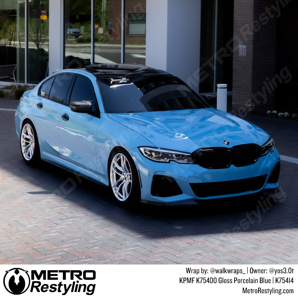 Gloss Blue BMW Wrap