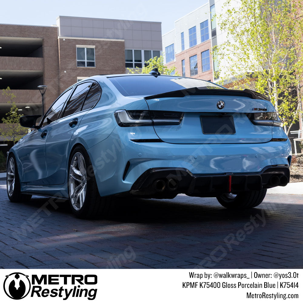 Blue BMW Wrap