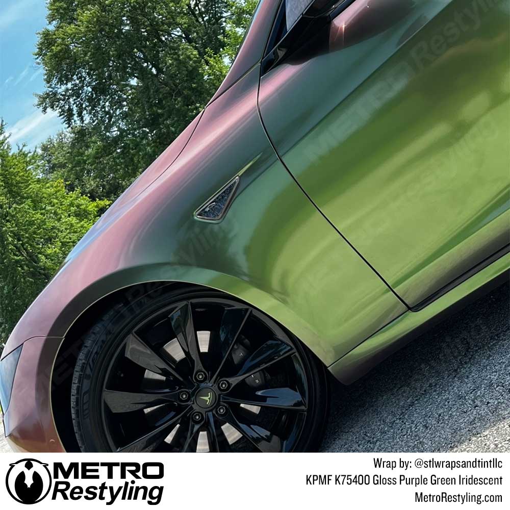 KPMF K75400 Gloss Purple Green Iridescent Vinyl Wrap | K75464