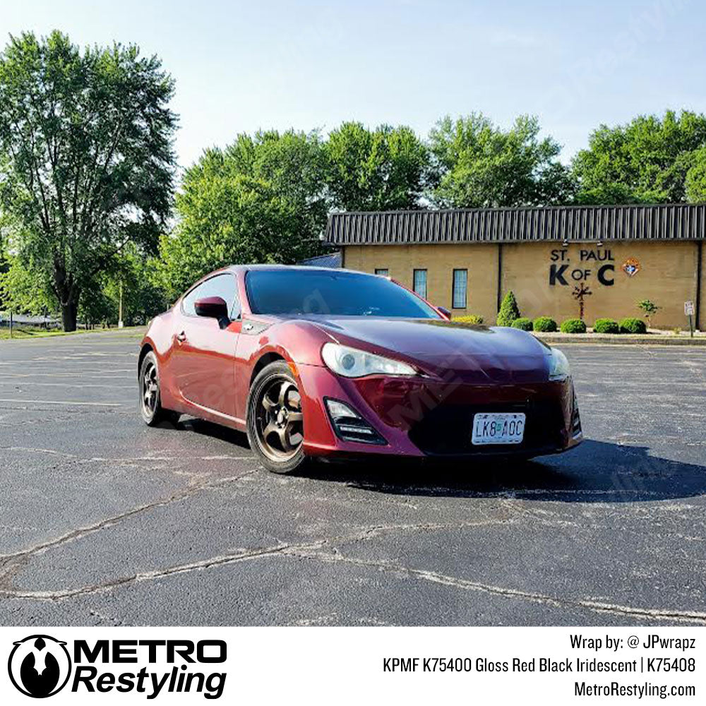 red black scion wrap