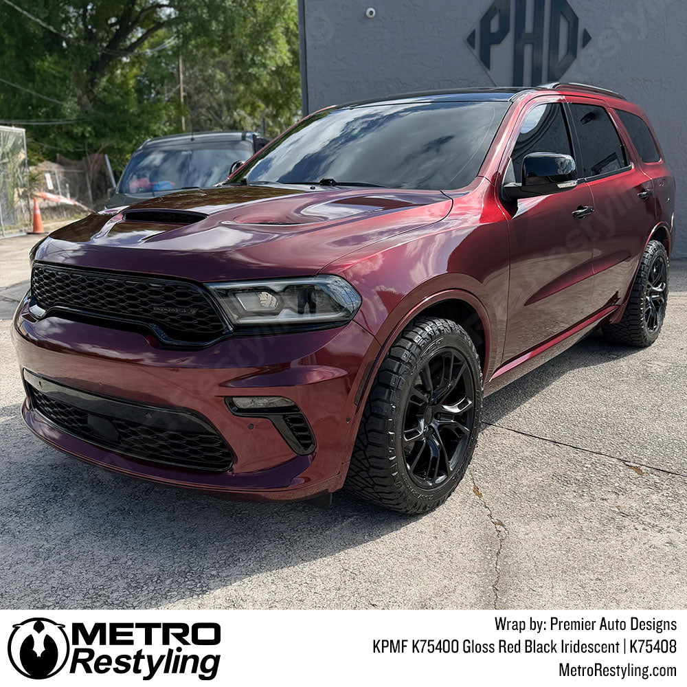 red black iridescent durango wrap
