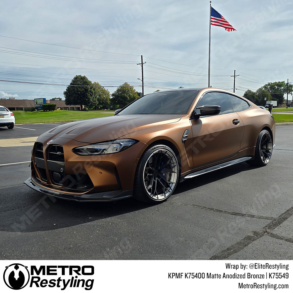 Matte Brown Car Wrap