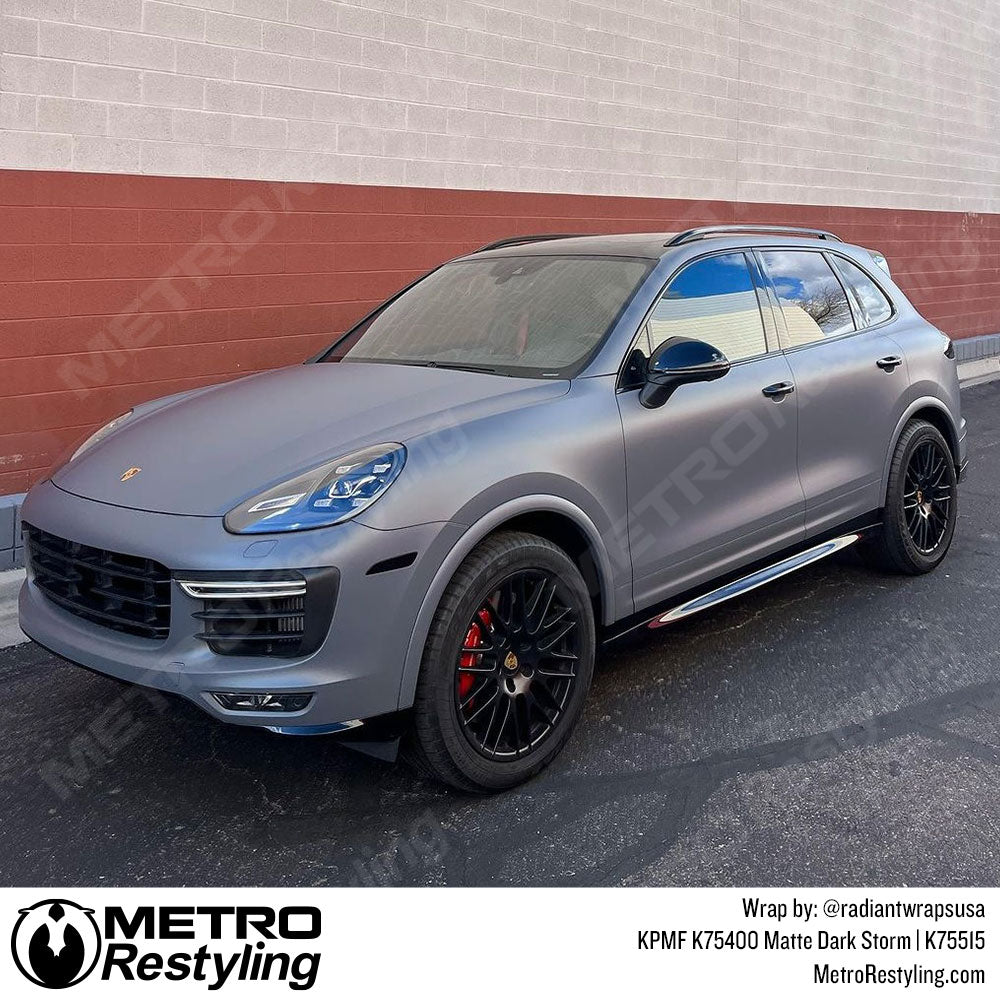Matte Gray Porsche Wrap