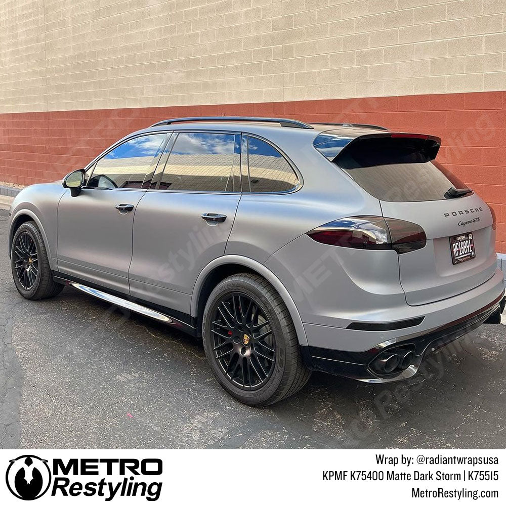 Matte Gray Porsche Vinyl Wrap