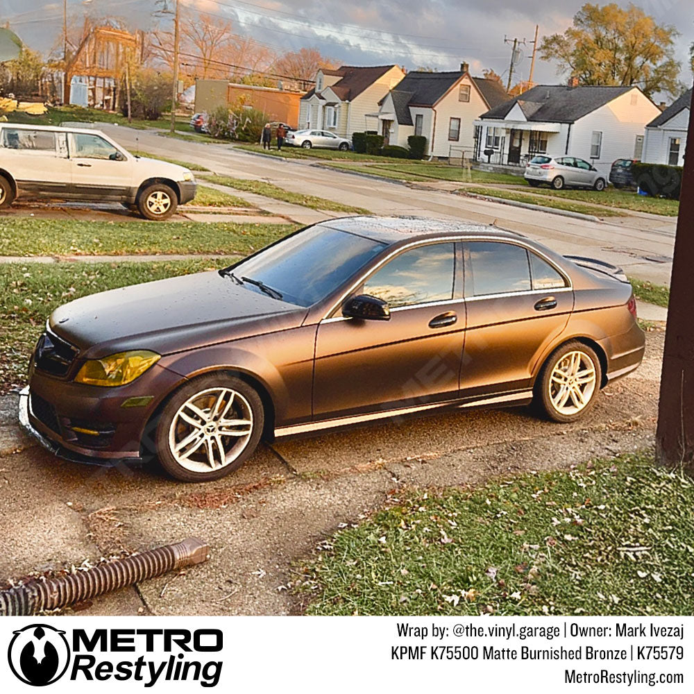 bronze mercedes wrap