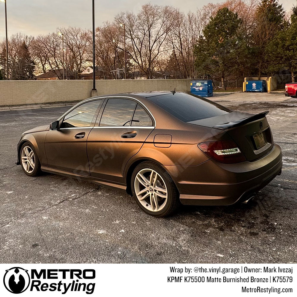 bronze mercedes wrap