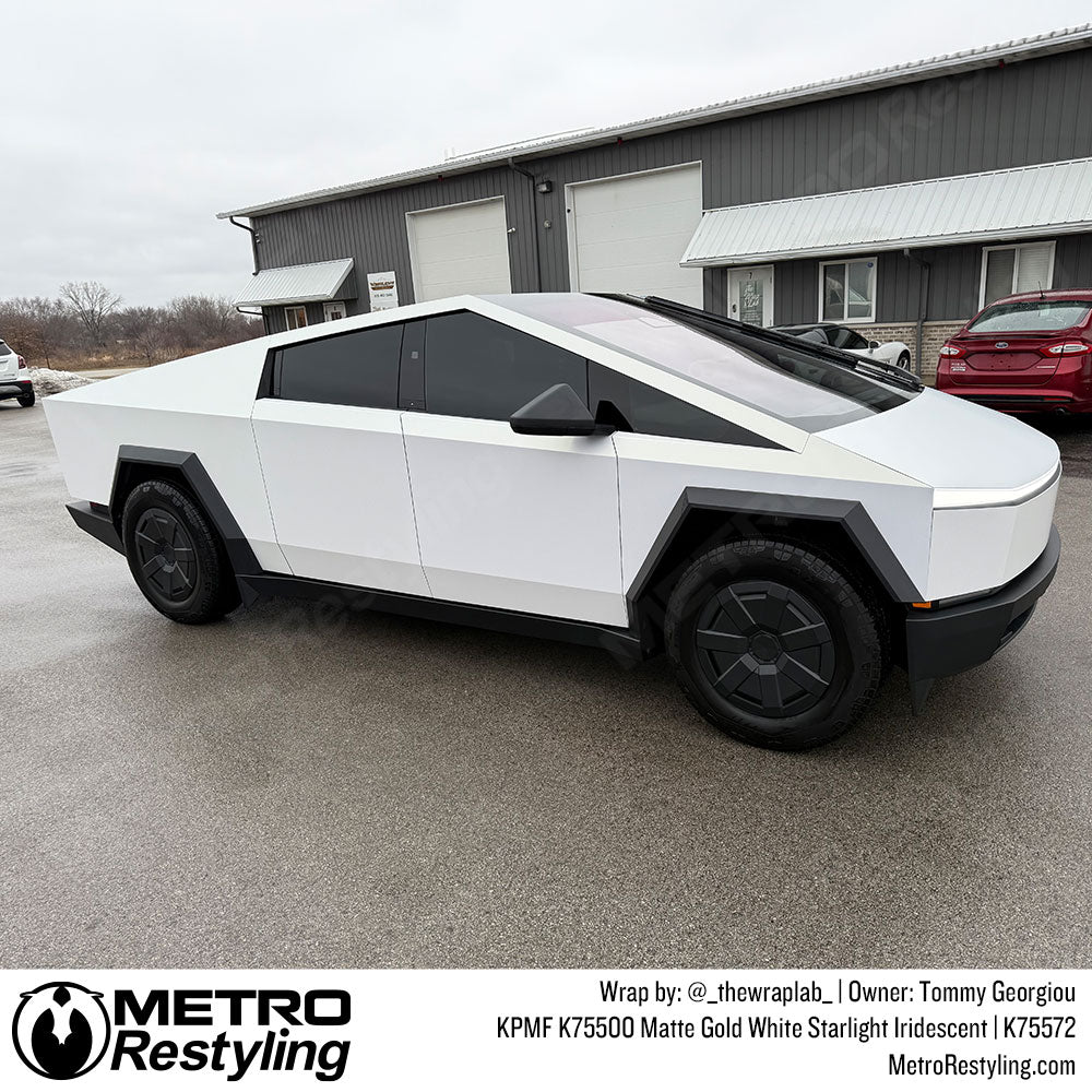sparkle cybertruck wrap
