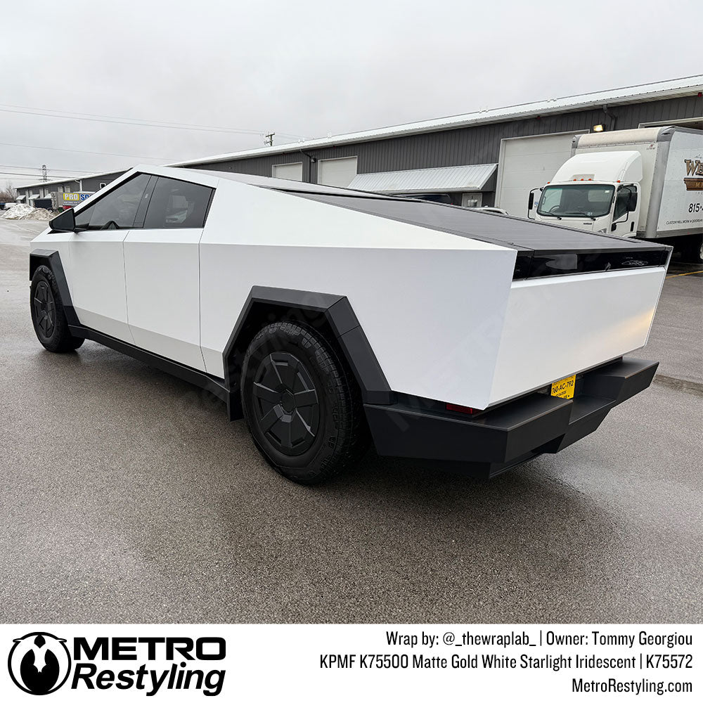 sparkle cybertruck wrap