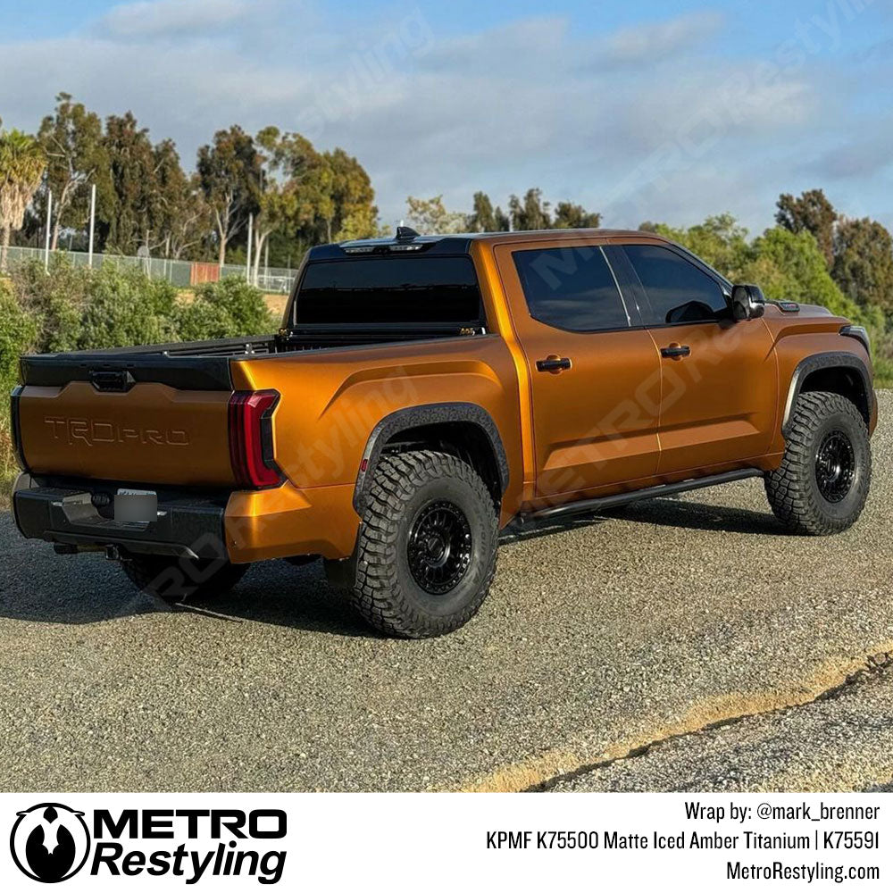 Orange Truck Vinyl Wrap