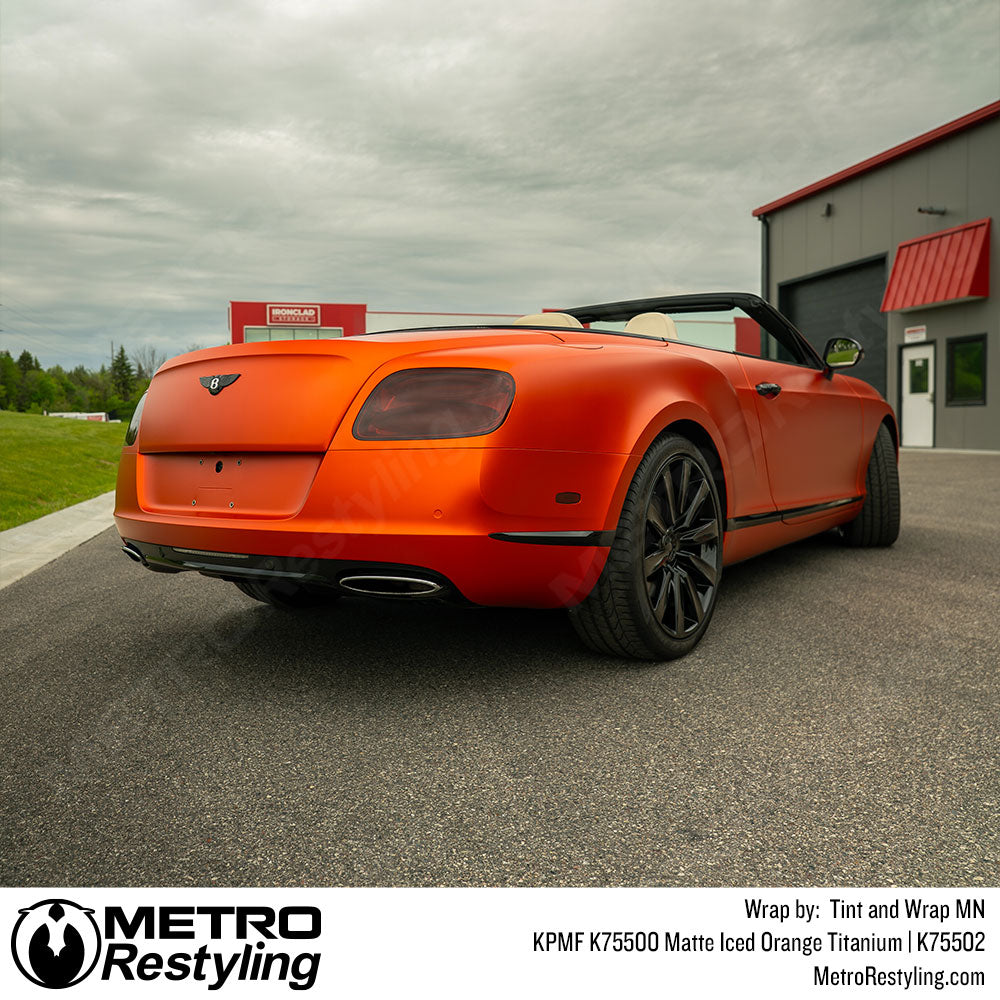 Orange Matte Bentley Wrap