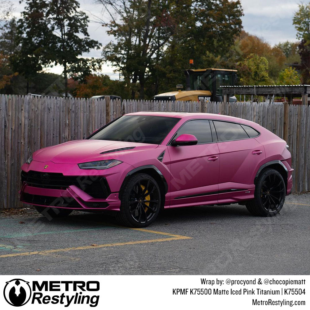 pink lambo wrap