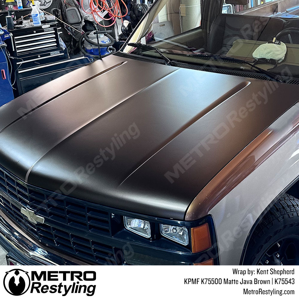 Java Brown Chevy Silverado Wrap