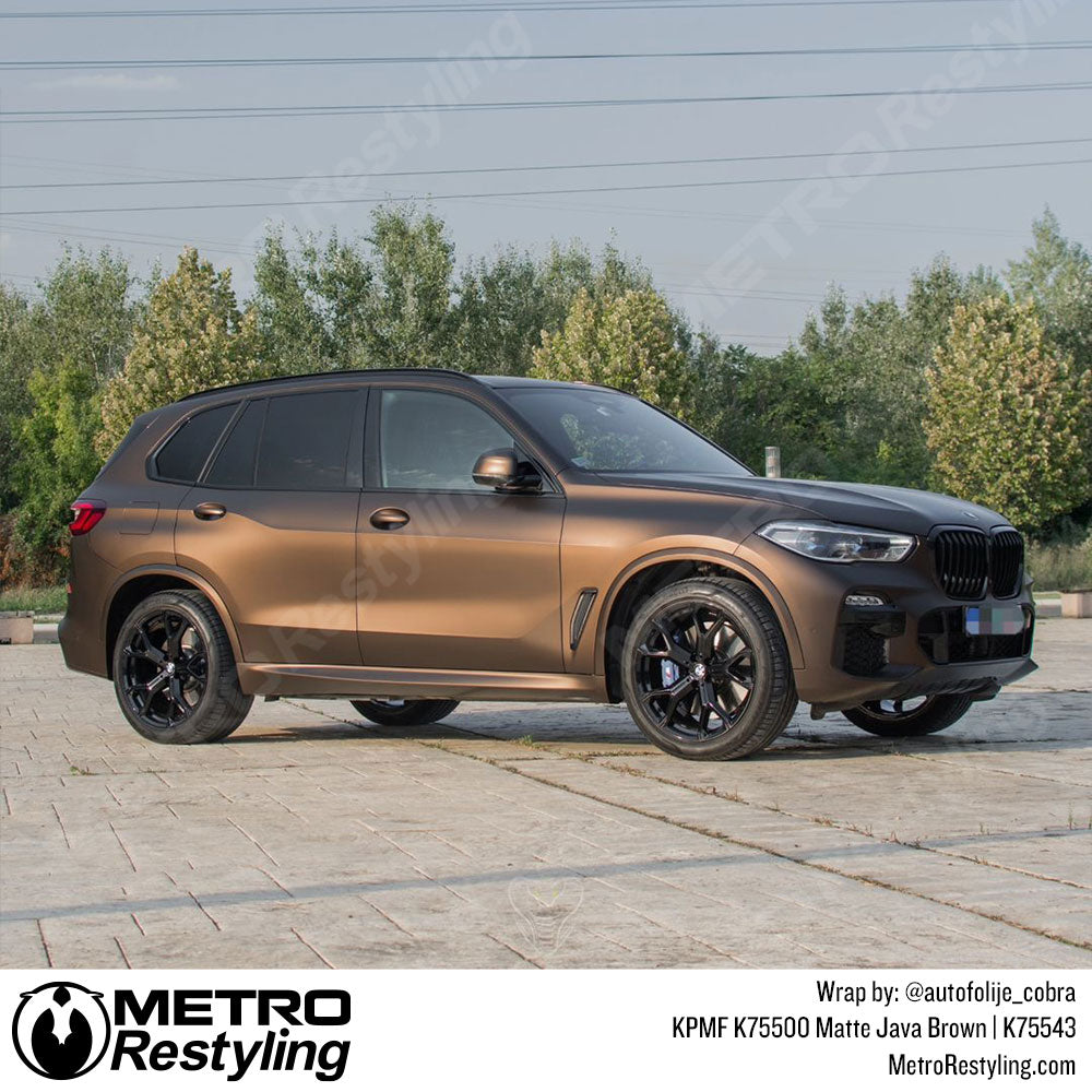 brown bmw x5 wrap
