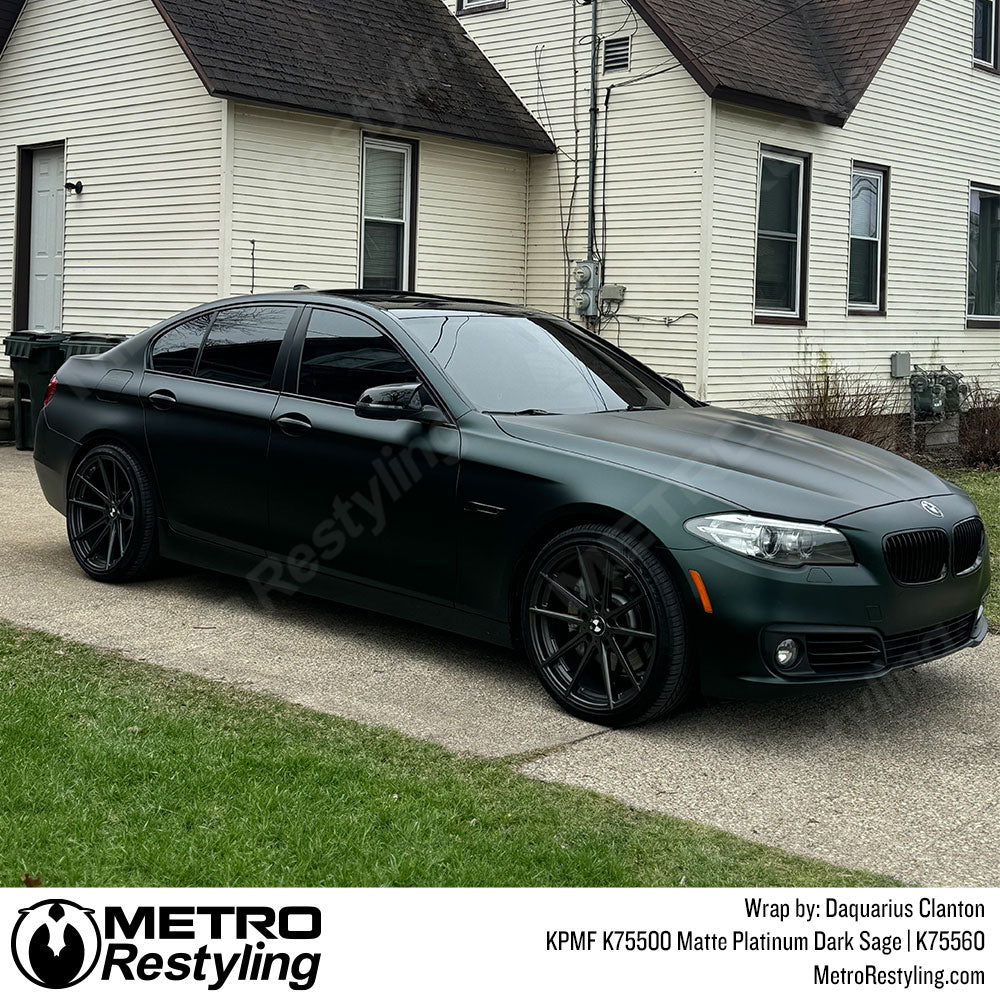 dark sage bmw wrap