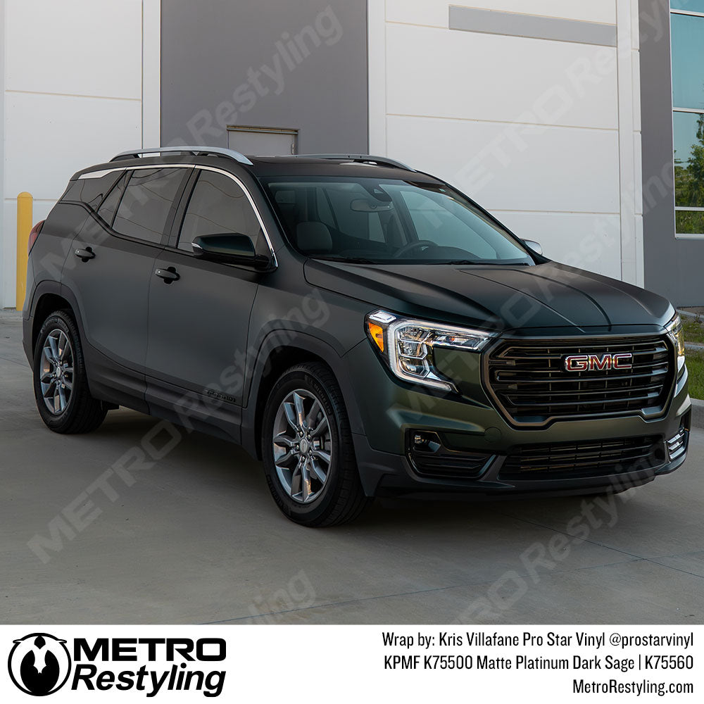Dark green GMC wrap