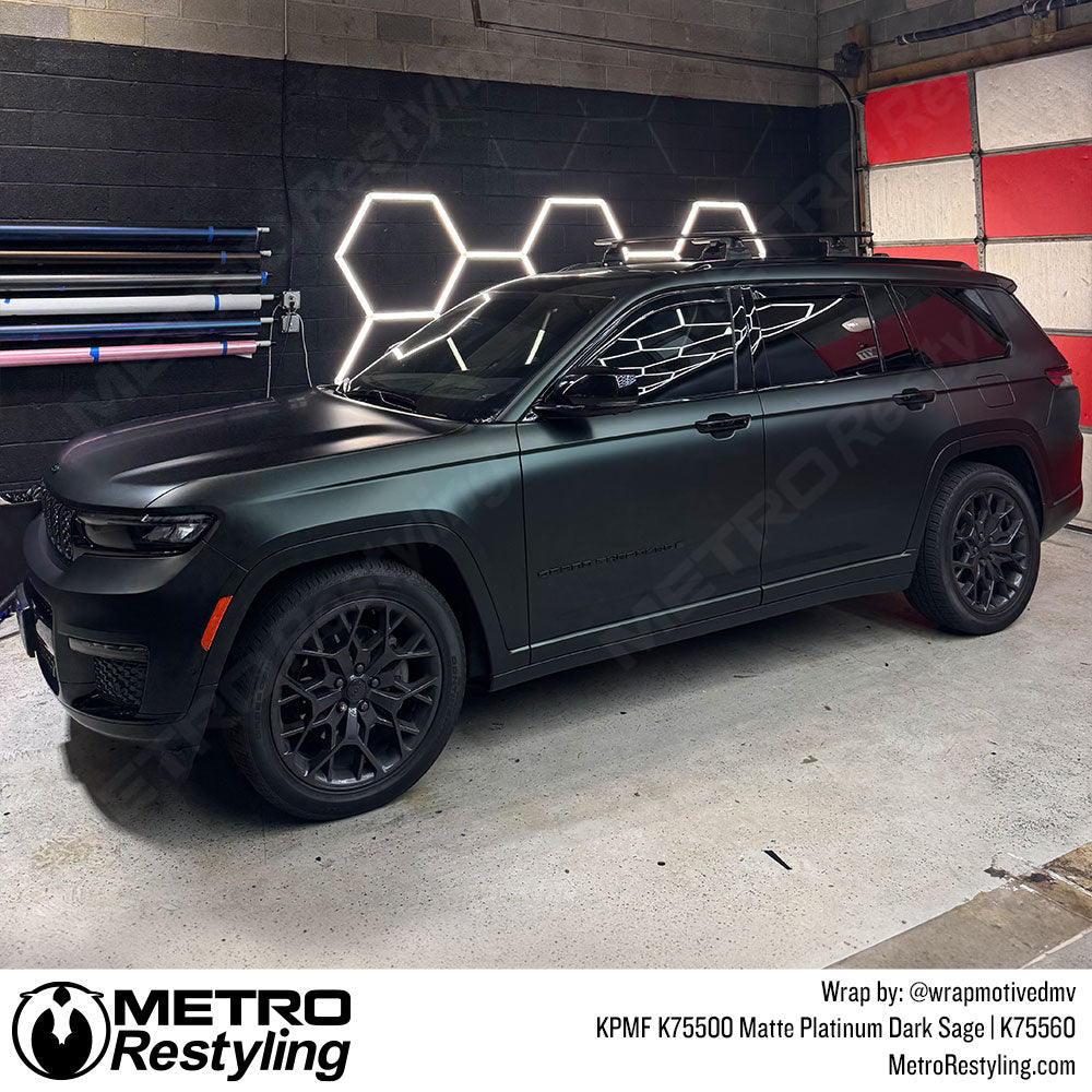 Matte Green Jeep Wrap