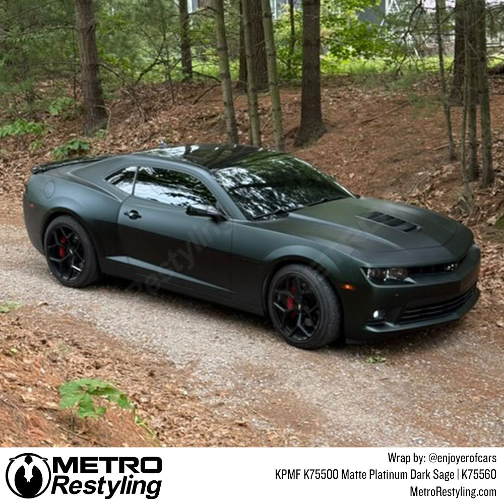 Green Chevy Camaro Wrap