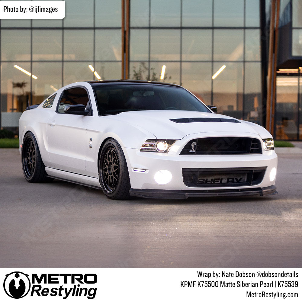 ford gt with white wrap