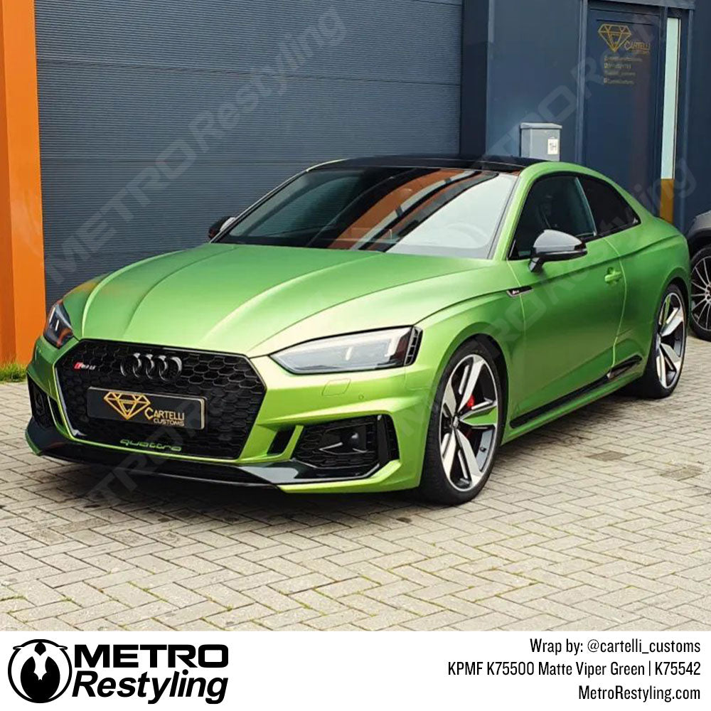 Green Audi RS5 Wrap