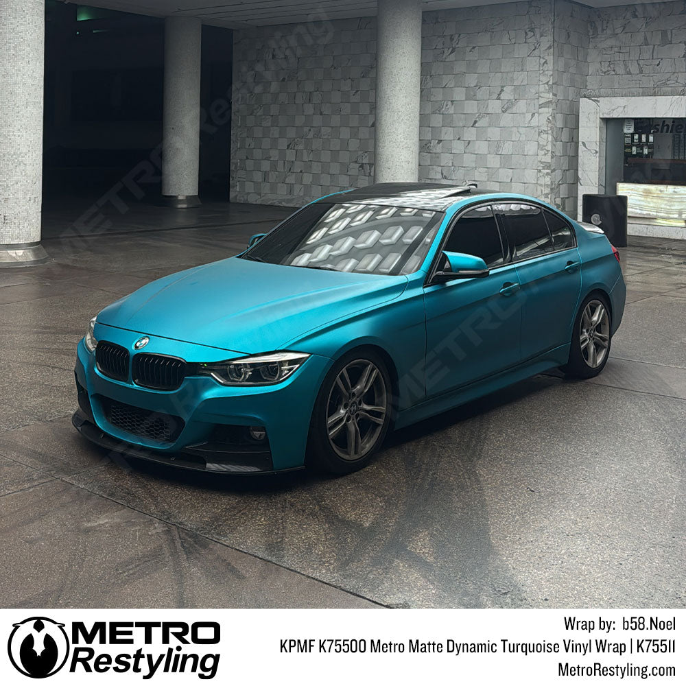 KPMF K75500 Metro Matte Dynamic Turquoise Vinyl Wrap | K75511