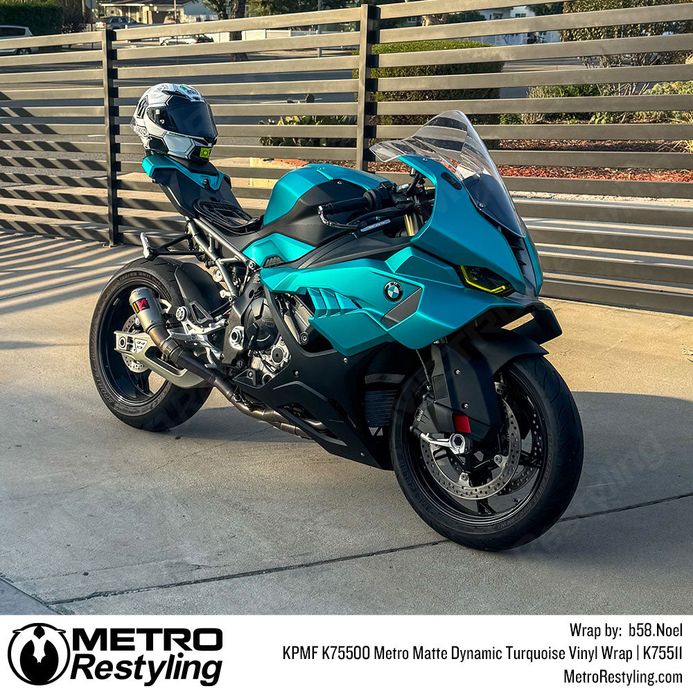 KPMF K75500 Metro Matte Dynamic Turquoise Vinyl Wrap | K75511