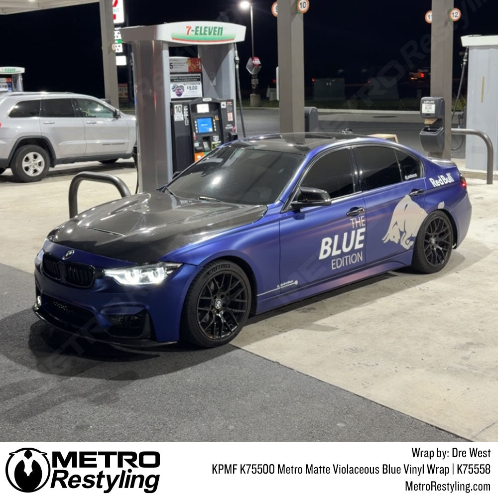 KPMF K75500 Metro Matte Violaceous Blue Vinyl Wrap | K75558 | BLOWOUT STOCK | (225 sq ft) | 7876043