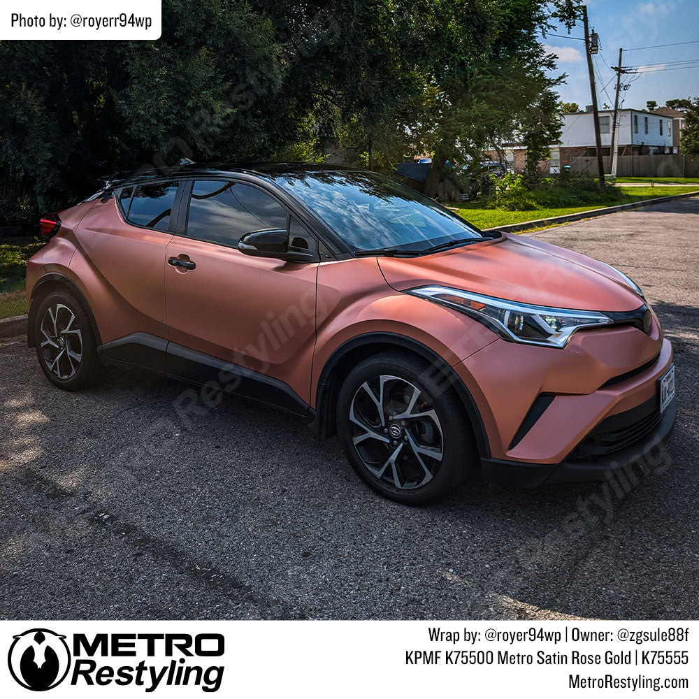 Metro Rose Gold Toyota Wrap