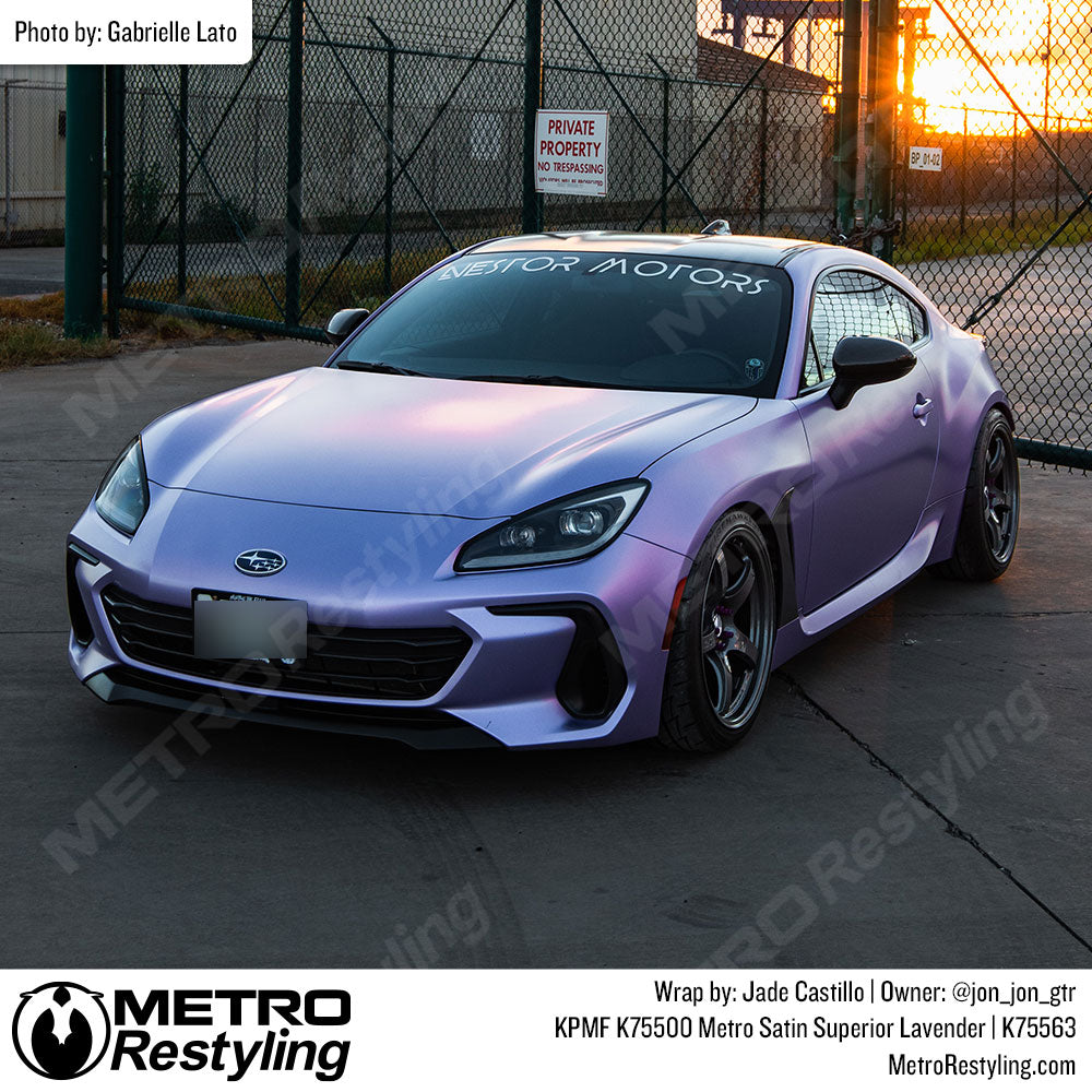 Satin Superior Lavender Wrap