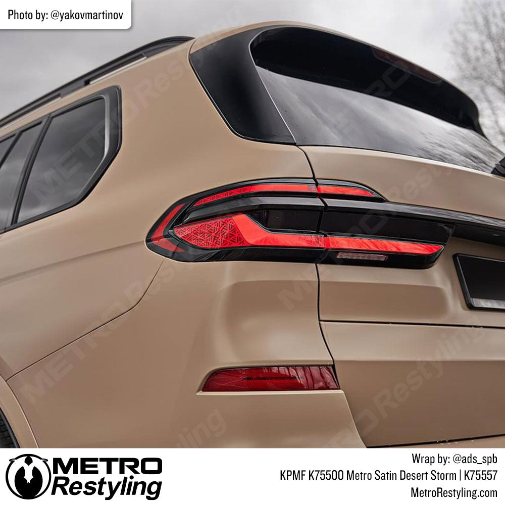 bmw suv with tan wrap